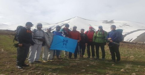 صعود تیم کوهنوردی دانشگاه آزاد اسلامی تبریز به قله سلطان ارشد