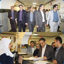 بازدید سرپرست دانشگاه از بیمارستان های امام خمینی(ره) و جدید الاحداث سقز