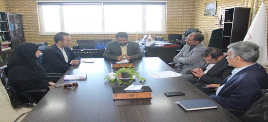جلسه با مسئولین بانک صادرات در خصوص برگزاری دوره های آموزشی