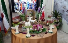 تصاویری  از چیدمان سفره هفت سین ساختمان ستادی و دانشکده های واحد