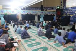 برگزاری مراسم احیای شب بیست و یکم ماه رمضان در مسجد حضرت قائم (عج) دانشگاه علوم پزشکی فسا