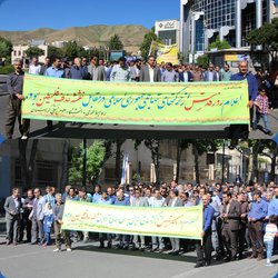 حضور پرشور دانشگاهیان علوم پزشکی کردستان در راهپیمایی روز جهانی قدس