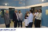 بازدید معاون توسعه مدیریت و برنامه ریزی منابع دانشگاه از پروژه در حال ساخت بیمارستان رازی