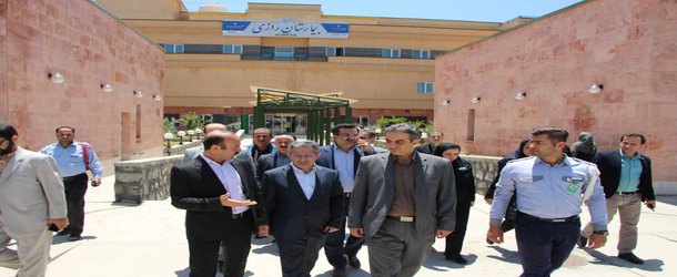 بازدید معاون درمان وزارت بهداشت و سرپرست دانشگاه از بیمارستانهای رازی و صلاح الدین ایوبی بانه