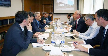 دیدار هیات دانشگاه ترانسیلوانیای براشوف رومانی با رئیس دانشگاه تهران