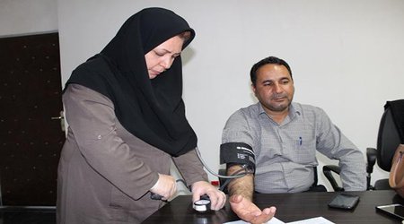 اجرای طرح بسیج ملی کنترل فشار خون در دانشگاه