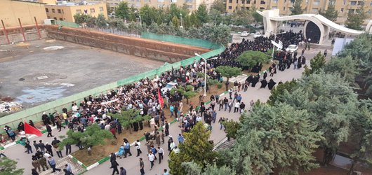 گزارش تصویری۱-مراسم تشییع و وداع با پیکر نورانی شهدای دفاع مقدس در جوار مزار شهدای گمنام دانشگاه آزاد اسلامی مشهد