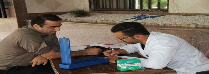 گزارش تصویری از بسیج کنترل فشار خون با حضور کارکنان واساتید بسیجی