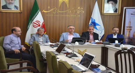 گزارش تصویری-برگزاری ویدیو کنفرانس شورای دانش بنیان دانشگاه آزاد اسلامی مشهد با سازمان مرکزی