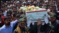 مراسم تشییع و خاک‌سپاری پیکر مطهر ۲ شهید گمنام در دانشگاه بجنورد برگزار شد