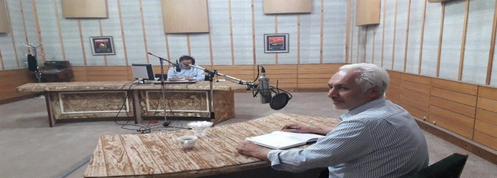 برگزاری برنامه زنده رادیویی "به مدت ۴ روز متوالی در خصوص روش آبیاری جویچه ای و کشت روی پشته برای محصولات باغی و زراعی "