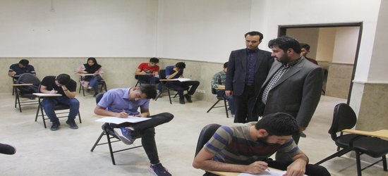 بازدید ریاست محترم مرکز از دایره امتحانات