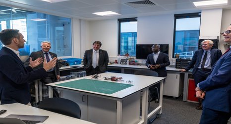 MPs visit Imperial’s Drones Lab 