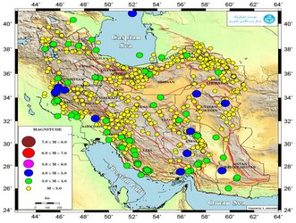 ثبت ۹۴۵ زمین‌لرزه در خرداد‌ ۱۳۹۸ توسط مرکز لرزه‌نگاری موسسه ژئوفیزیک دانشگاه تهران