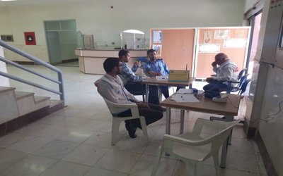 برگزاری بسیج ملی پایش فشار خون دردانشگاه آزاداسلامی واحد نجف آباد