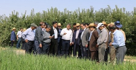 بازدید رئیس دانشگاه تهران از پردیس کشاورزی و منابع طبیعی