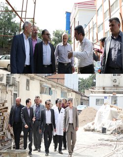 بازدید رئیس دانشگاه علوم پزشکی مازندران از پروژه های عمرانی مراکز درمانی شهرستان ساری  - ۱۳۹۸/۰۴/۳۱