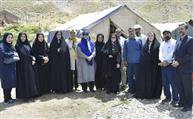 بازدید رئیسان فراکسیون های زنان و خانواده مجلس شورای اسلامی بهمراه مدیرکل دفتر توسعه فعالیتهای کشاورزی زنان روستایی و عشایری از مناطق عشایری دشت لار