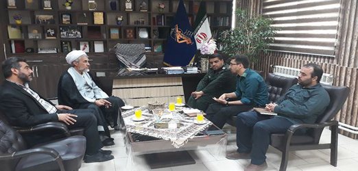‫دیدار معاونت فرهنگی دانشگاه آزاد اسلامی با فرمانده سپاه شاهرود