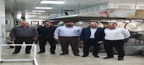 بازدید کارشناسان دانشجویی و تغذیه از اداره تغذیه و سلف دانشگاه بین الملل قزوین