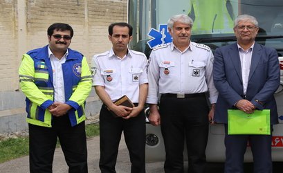 بازدید سرزده ریاست اورژانس ۱۱۵ استان از اورژانس شهرستان همدان