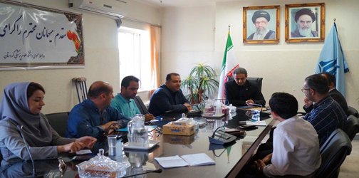 برگزاری جلسه مشترک سرپرست دانشگاه با اعضای هیئت مدیره خانه مطبوعات استان کردستان