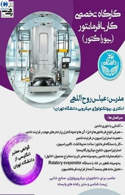 کارگاه تخصصی کار با فرمانتور (بیوراکتور)