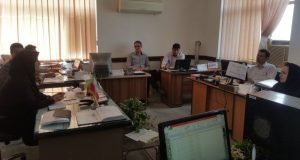 مشاوره و جلسه فنی محقق معین مرکز تحقیقات و آموزش گلستان با مروجان مسئول پهنه شهرستان گنبد