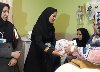 برنامه‌های هفته جهانی شیر مادر در مرکز آموزشی درمانی شهدای خلیج‌فارس