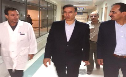 بازدید سرپرست دانشگاه علوم‌پزشکی ابن سینا از مجتمع آموزشی درمانی بعثت