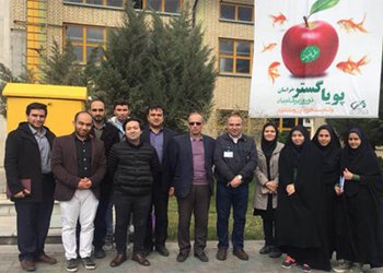 بازدید دانشجویان دانشگاه فردوسی مشهد از کارخانه تولیدی پویا گستر خراسان