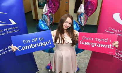 A-Level results day 2019 #GoingToCambridge