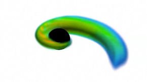 Scientists may have spotted a black hole and a neutron star colliding