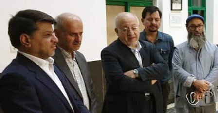 بازدید رئیس کمیسیون فرهنگی شورای اسلامی شهر تهران و شهردار منطقه یک تهران از موسسه لغت‌نامه دهخدا