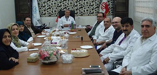 بزرگداشت روز و مقام پزشک در بیمارستان شهدای گمنام