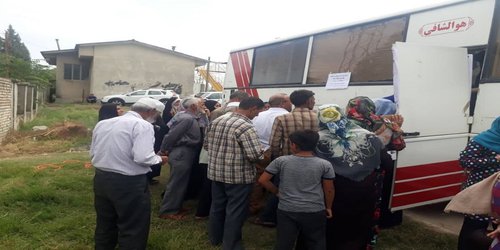 اعزام اتوبوس سیار دندانپزشکی به مناطق محروم بمناسبت هفته دولت در مینودشت