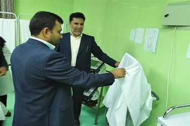 مراکز شبانه روزی شهر بن، وردنجان و شیخ شبان به تجهیزات پزشکی جدید مجهز شدند