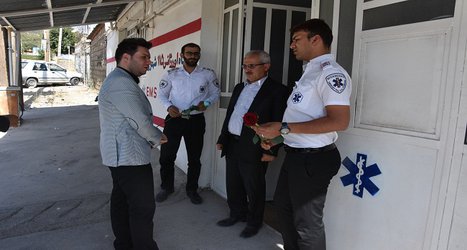 دیدار سرپرست دانشگاه علوم پزشکی با تکنسین اورژانس ۱۱۵ ؛ اضافه شدن ۸ آمبولانس به ناوگان اورژانس کهگیلویه و بویراحمد؛ ۳۶ نیروی جدید در فوریت‌های پزشکی استخدام می‌شود