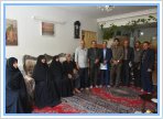 دیدار مسئولین دانشگاه با خانواده شهیدان قاری