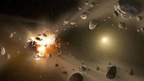 Veil of dust from ancient asteroid breakup may have cooled Earth