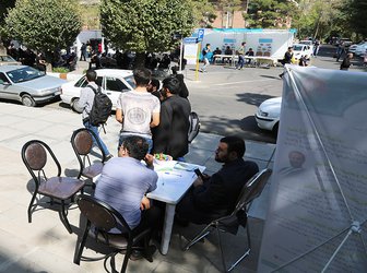 بازدید رئیس و معاونان دانشگاه تبریز از روند استقبال از دانشجویان ورودی جدید