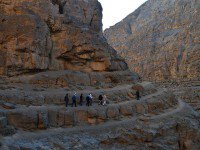کوهنوردی اعضای گروه کوهنوردی دانشگاه یزد در مسیر دره‌گاهان تفت