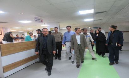رئیس دانشکده از بیمارستان امیرالمومنین علی (ع) مراغه بازدید کرد