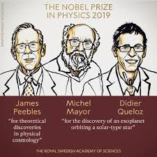 نوبل فیزیک ۲۰۱۹ برای کیهان شناسی نظری و سیارات فراخورشیدی