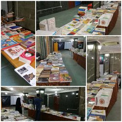 نمایشگاه کتابهای دانشگاهی در دانشگاه مفید برگزار شد.