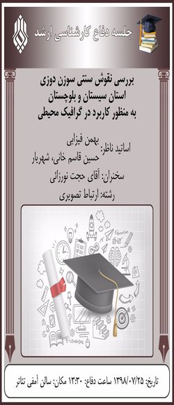 بررسی نقوش سنتی سوزن دوزی استان سیستان و بلوچستان