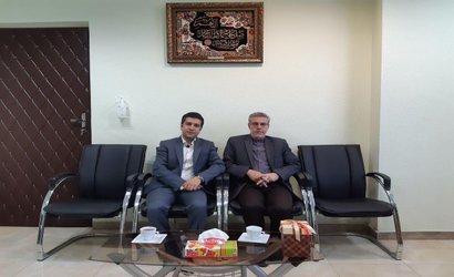 دیدار سرپرست روابط عمومی دانشگاه با مدیر مرکز آموزشی درمانی بهشتی