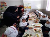 برگزاری جشنواره غذای سالم در مدرسه دستهای مهربان