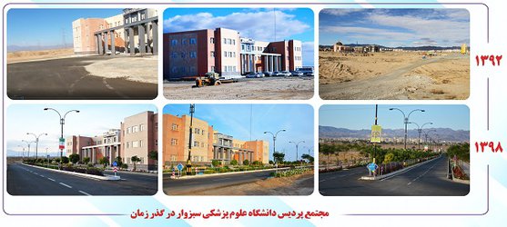 مجتمع پردیس دانشگاه علوم پزشکی سبزوار  در گذر زمان 