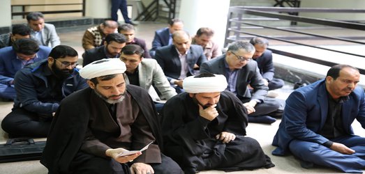 برگزاری مراسم سوگواری در دانشکده ادبیات و اقتصاد دانشگاه لرستان